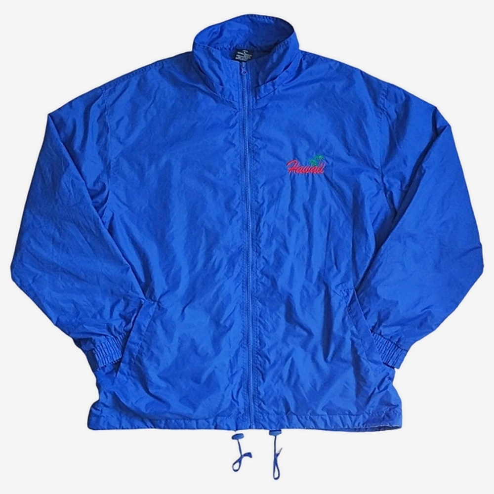 Vintage 80's 90's Novelty Hawaii Windbreaker Jacket Size Large
